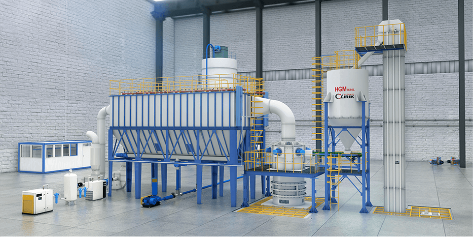 超细磨粉机的工作原理